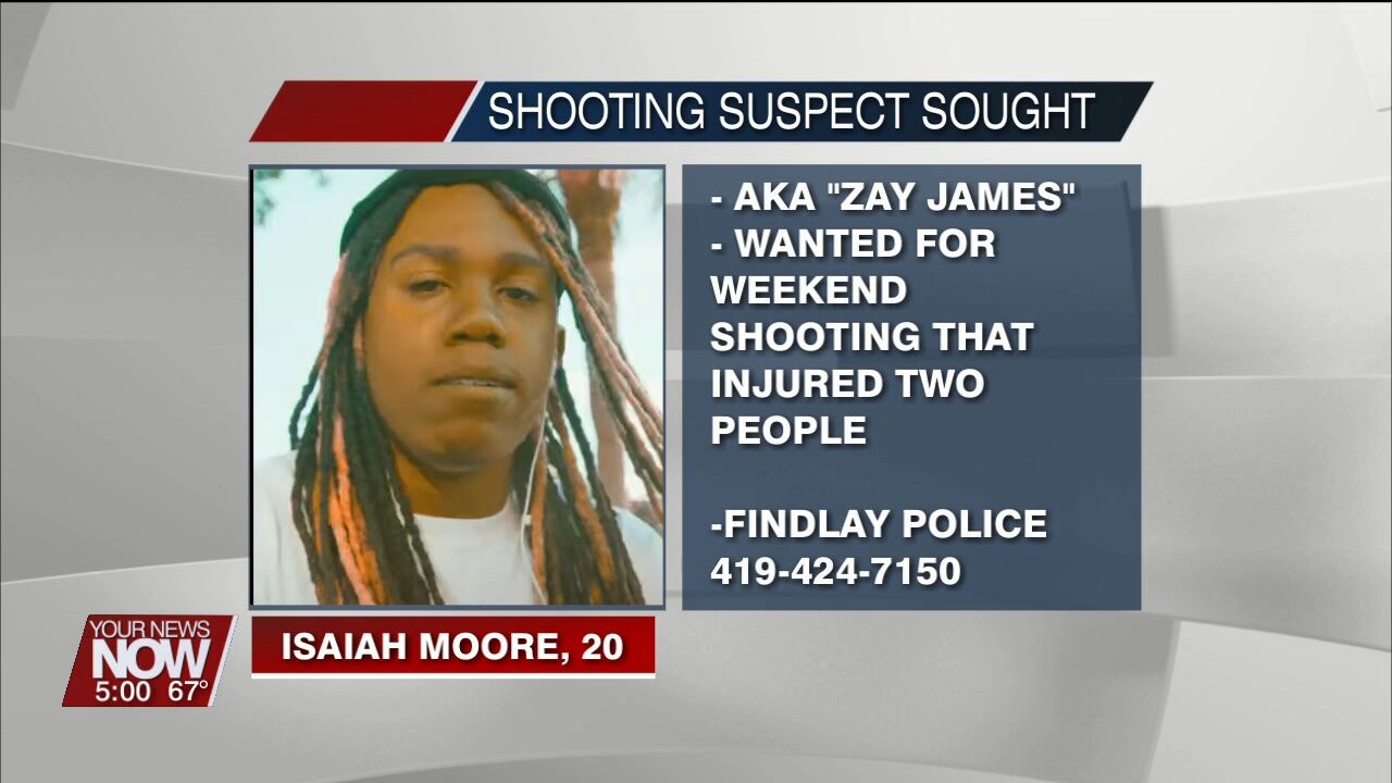 Findlay Police Department releases photo of the suspect from Saturday shooting